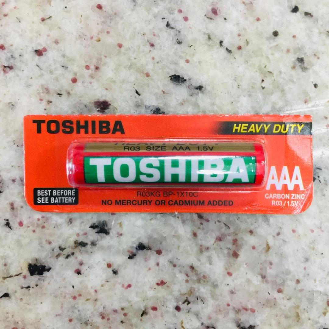 Pilas triple AAA toshiba 1.5V